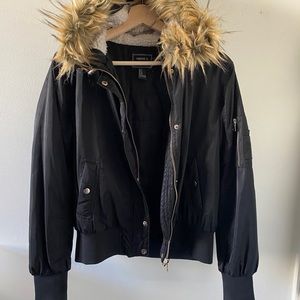 Black Bomber Jacket